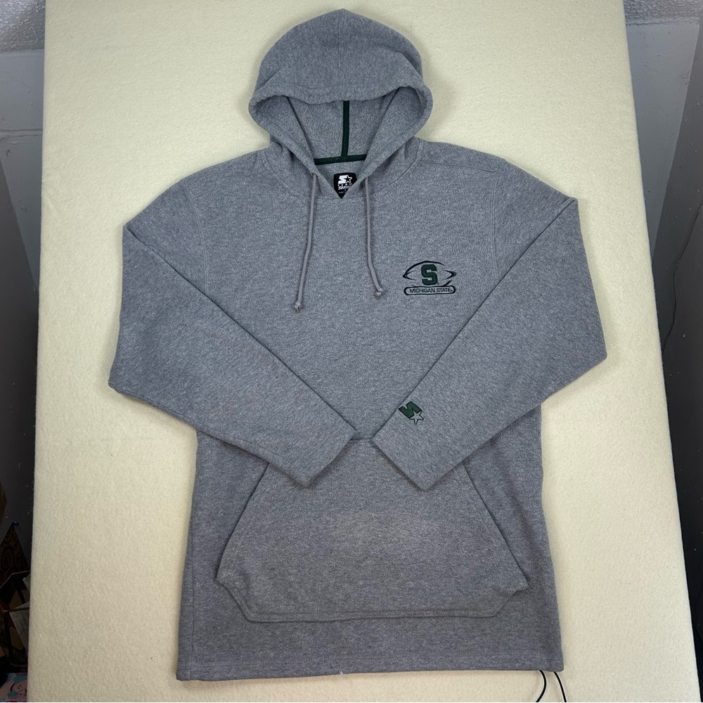 MSU Gray Hooded Sweatshirt